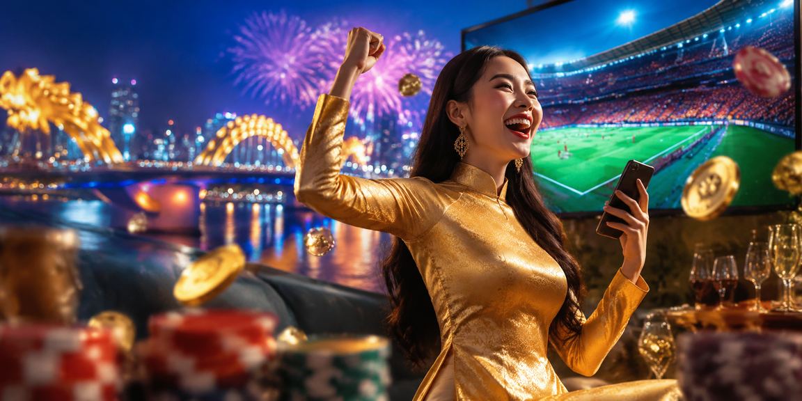 Khung cảnh giải trí casino đêm Đà Nẵng với tà áo dài truyền thống