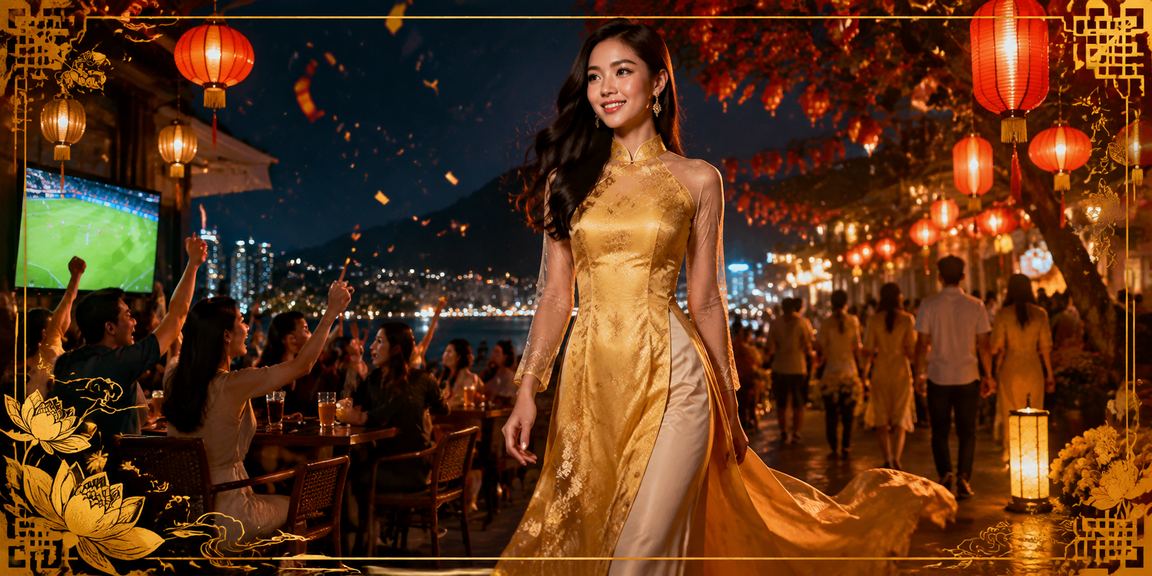 Người dùng Nha Trang mặc áo dài tham gia nền tảng giải trí trực tuyến rejuven8